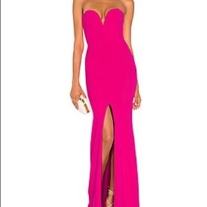 Beautiful neon pink Nookie gown